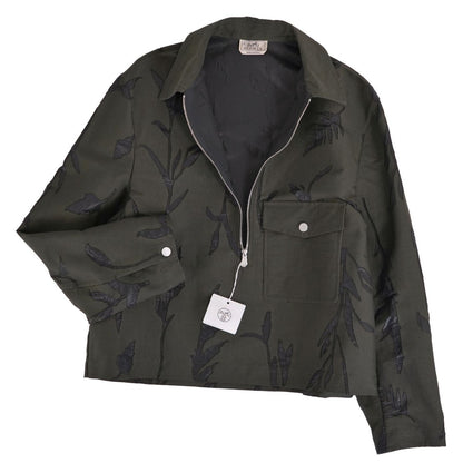 Hermes Herbier Jacket Khaki Size — view 2