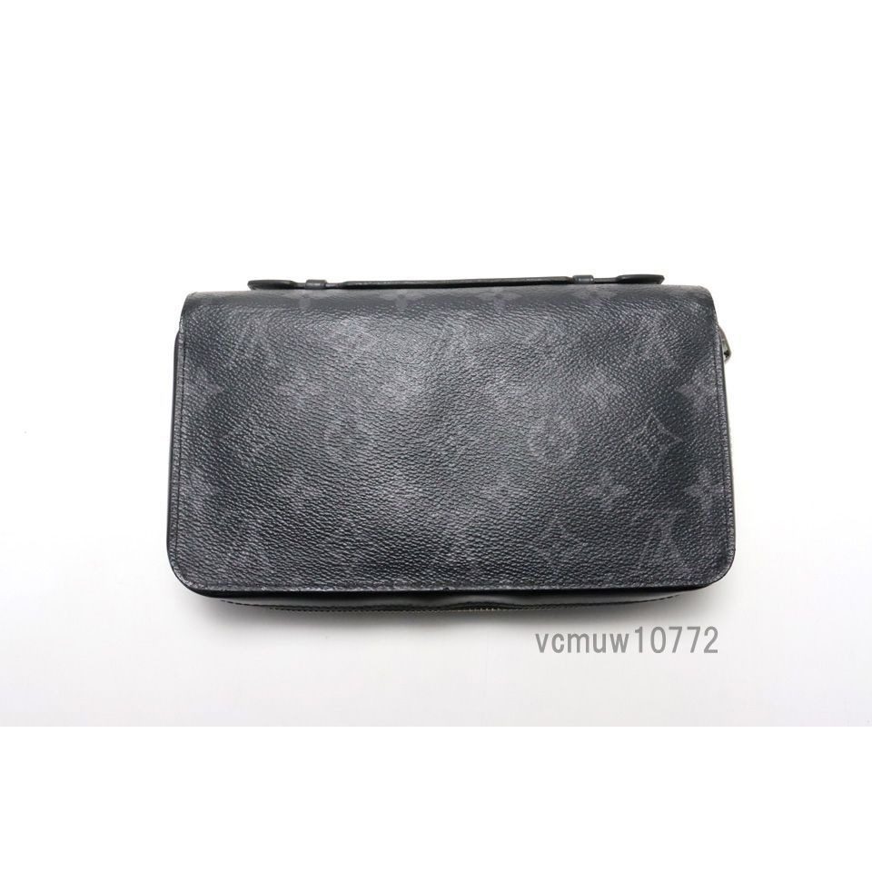 Louis Vuitton Monogram Eclipse Zippy XL Leather Zip Around Travel Case Wallet — view 2