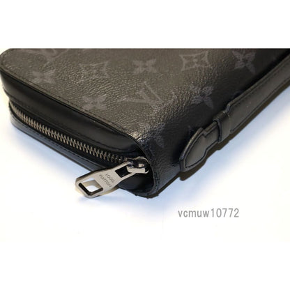 Louis Vuitton Monogram Eclipse Zippy XL Leather Zip Around Travel Case Wallet — view 4