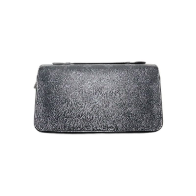 Louis Vuitton Monogram Eclipse Zippy XL Leather Zip Around Travel Case Wallet