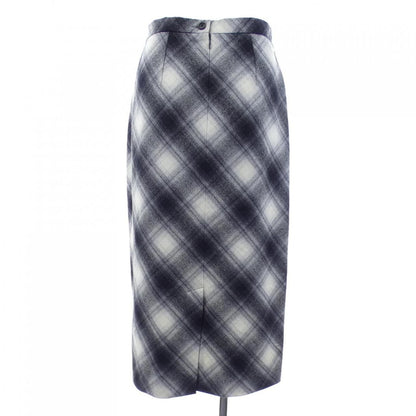 Celine Vintage Skirt Black 38 Beige Check — view 2