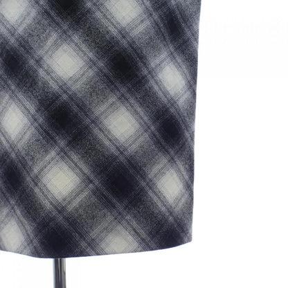 Celine Vintage Skirt Black 38 Beige Check — view 6