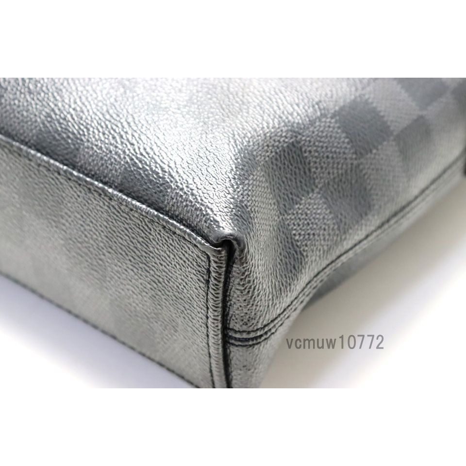 Louis Vuitton Damier Graphite Pdj Porte Documents Leather Business Briefcase — view 4