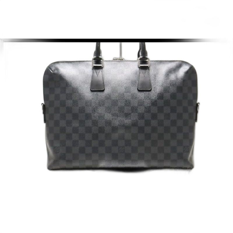 Louis Vuitton Damier Graphite Pdj Porte Documents Leather Business Briefcase