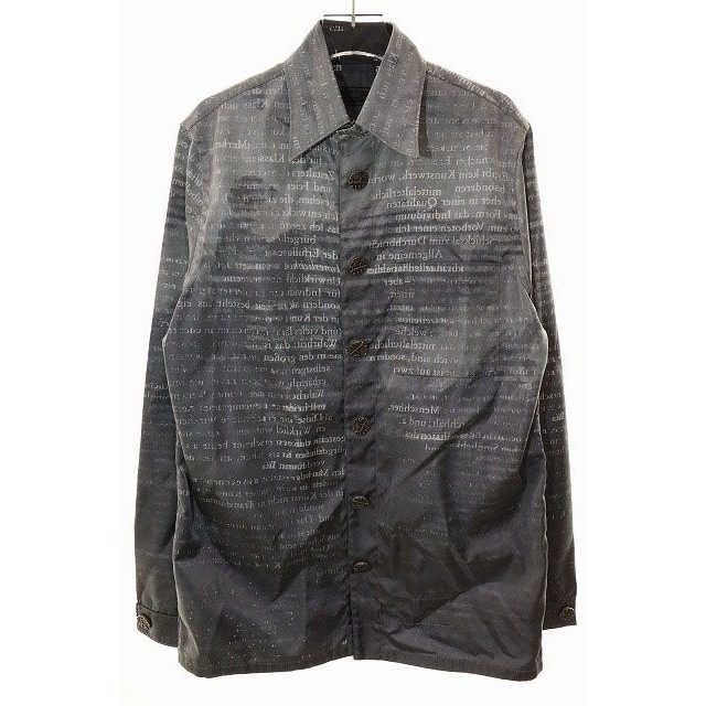 Prada Herzog & de Meuron Shirt Jacket 38 Logo Gray