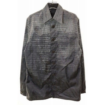 Prada Herzog & de Meuron Shirt Jacket 38 Logo Gray