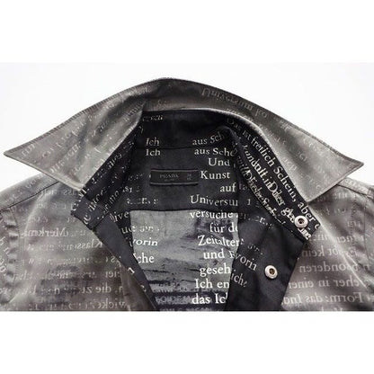 Prada Herzog & de Meuron Shirt Jacket 38 Logo Gray — view 7