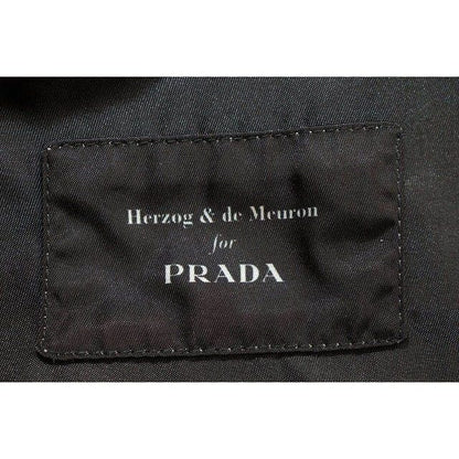 Prada Herzog & de Meuron Shirt Jacket 38 Logo Gray — view 9
