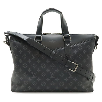 Louis Vuitton Monogram Eclipse Briefcase Explorer Business Document Purse 2-Way
