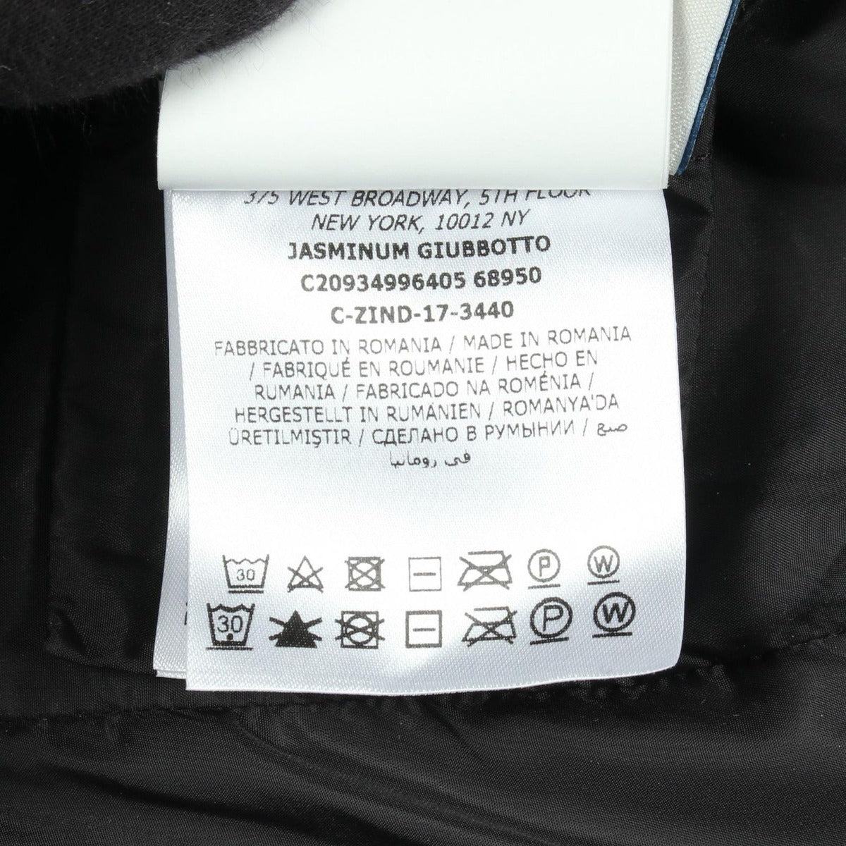 Moncler Down Jacket Jasminum Nylon Long Coat — view 5