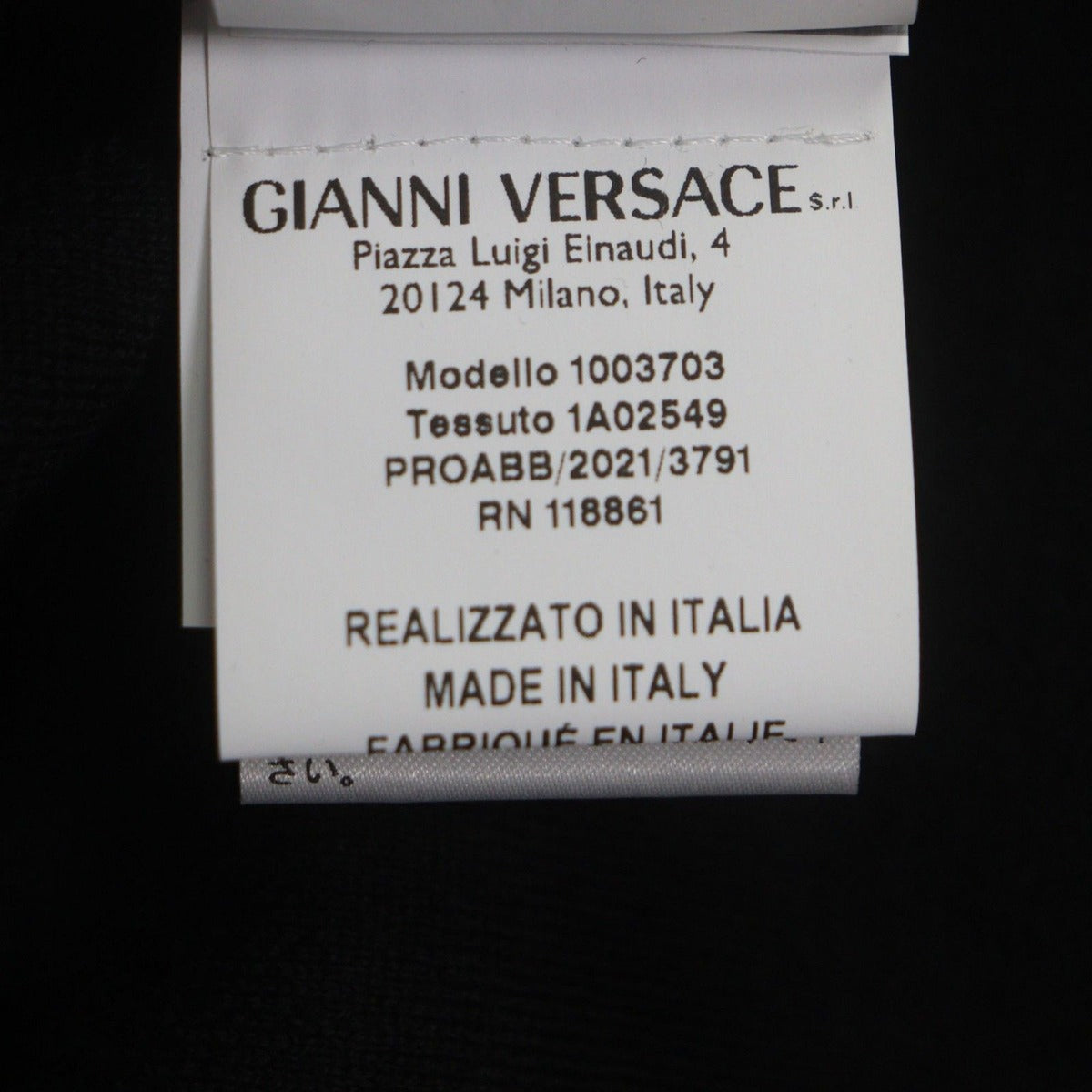 Versace Wool Logo Pullover Knit Sweater Black 48 — view 8