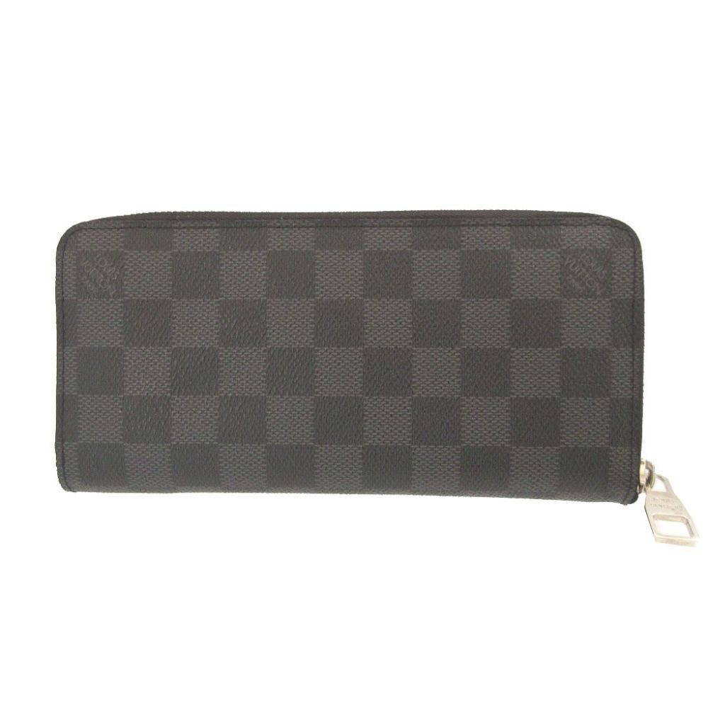Louis Vuitton Damier Graphite Zippy Wallet Vertical Gray Zip Around