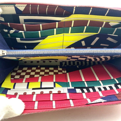 Hermes Wallet Silk in Azap Pink Card — view 4