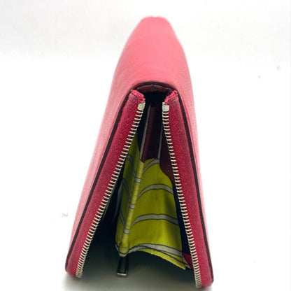 Hermes Wallet Silk in Azap Pink Card — view 6