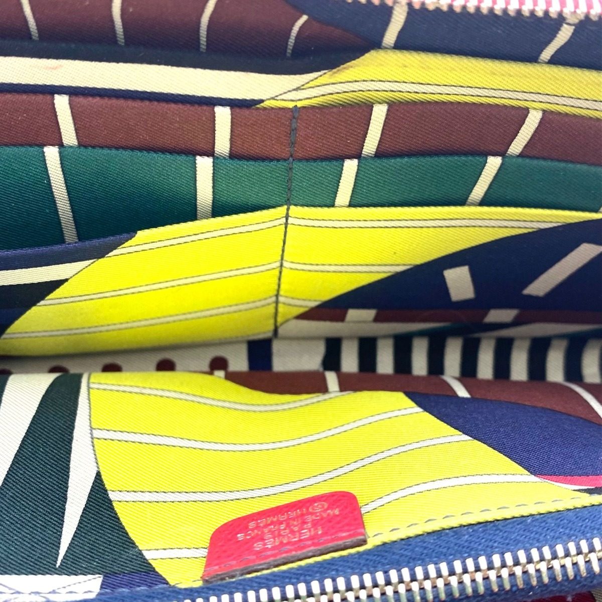 Hermes Wallet Silk in Azap Pink Card — view 8