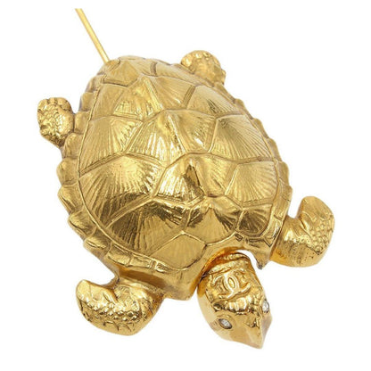 Chanel Turtle Motif Coco Mark Brooch — view 2