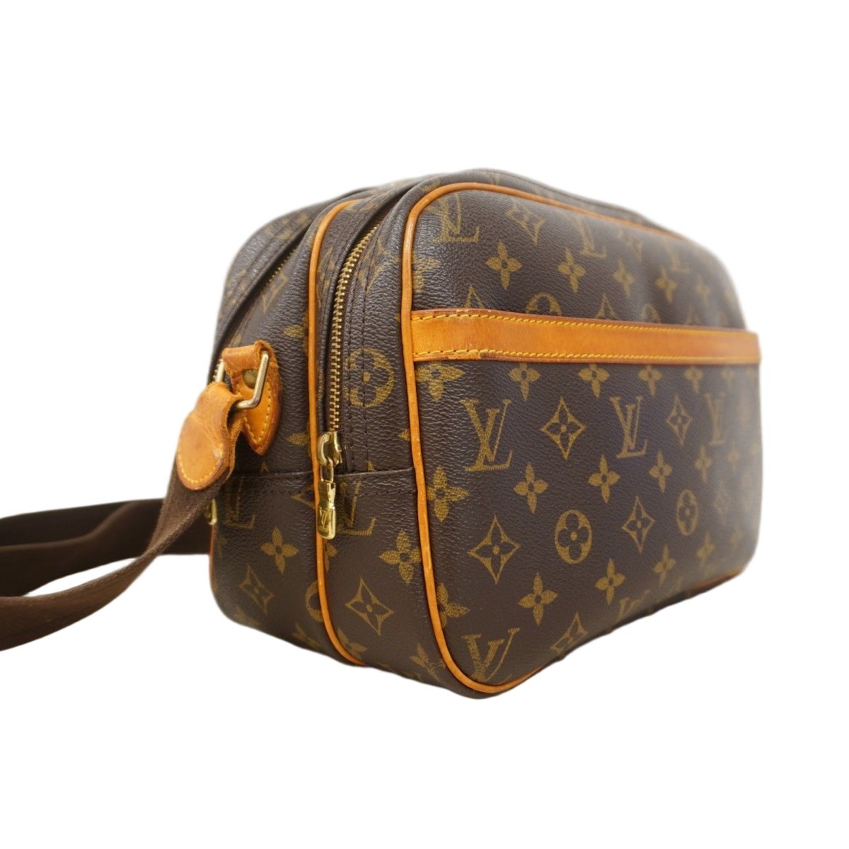 Louis Vuitton Shoulder Bag Monogram Reporter PM Brown — view 2