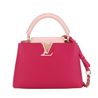Louis Vuitton Capucines BB 2-Way Bag Taurillon Leather Pink
