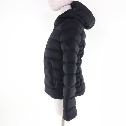 Moncler Herbe Logo Patch with Hood Down Jacket Black 0 Hanger Garment — view 2