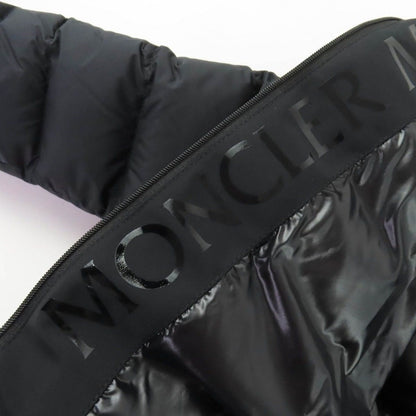 Moncler Herbe Logo Patch with Hood Down Jacket Black 0 Hanger Garment — view 9