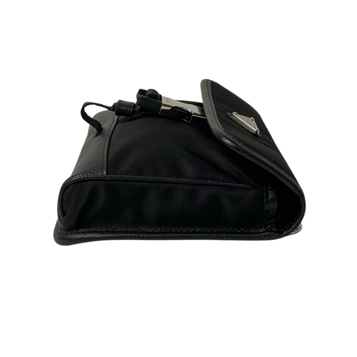 Prada Mini Shoulder Bag Nylon Saffiano Leather — view 4