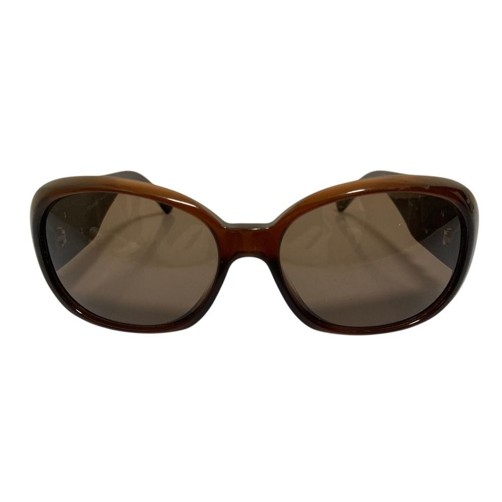 Chanel Camellia CC Logo Sunglasses Eyewear 73 Brown