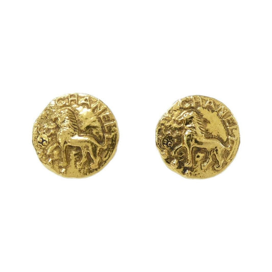 Chanel Vintage Earrings Gold