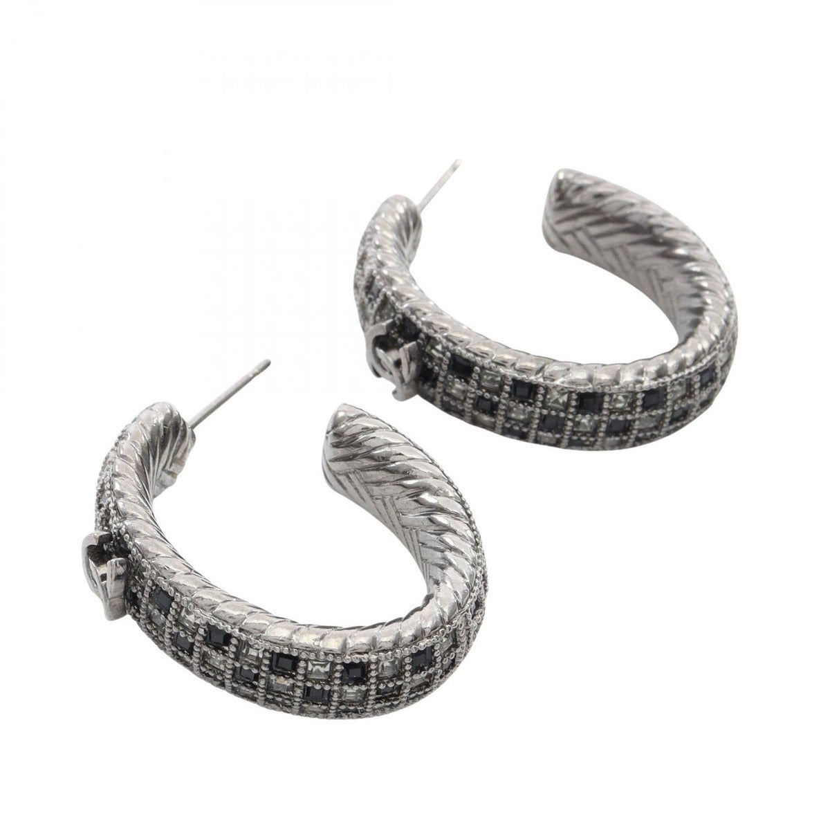Chanel Earrings CC Logo Stainless Steel — view 2