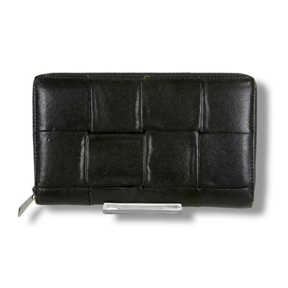 Bottega Veneta Maxi Intrecciato Leather Long Wallet Round Zip Zippy — view 2