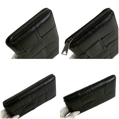 Bottega Veneta Maxi Intrecciato Leather Long Wallet Round Zip Zippy — view 4