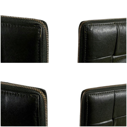 Bottega Veneta Maxi Intrecciato Leather Long Wallet Round Zip Zippy — view 5