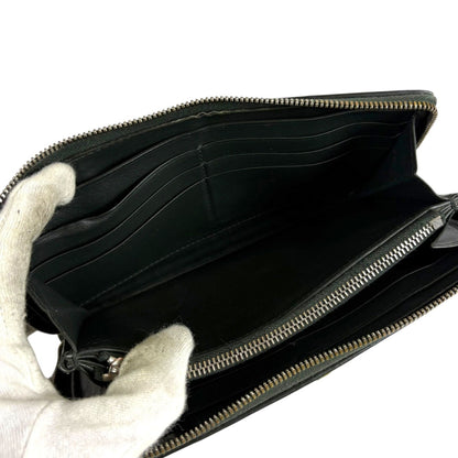 Bottega Veneta Maxi Intrecciato Leather Long Wallet Round Zip Zippy — view 7