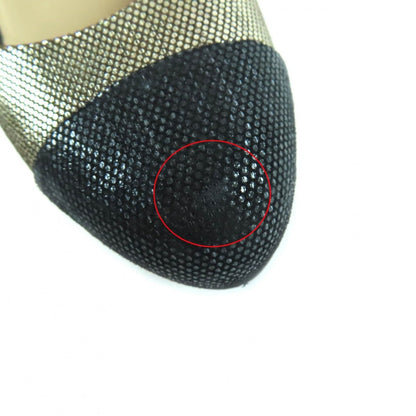 Chanel Almond Toe Pumps with Rhinestone — view 13