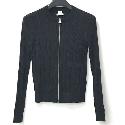 Hermes Cardigan Mors A Jouet Silk Black
