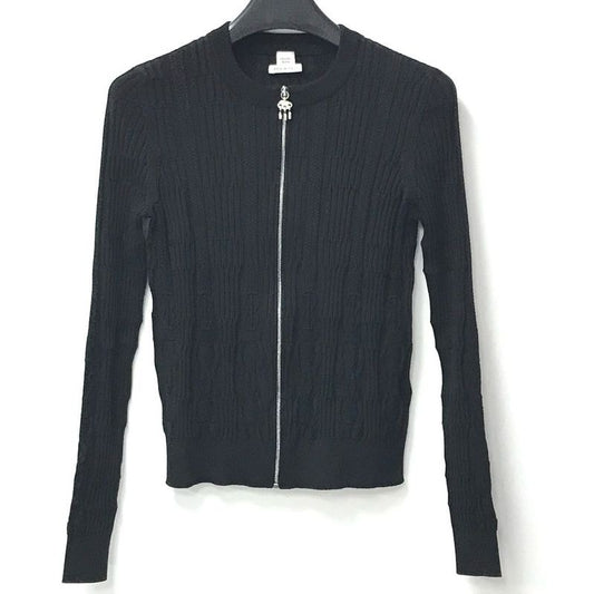 Hermes Cardigan Mors A Jouet Silk Black