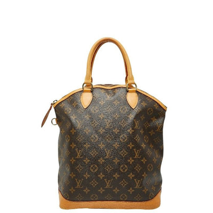 Louis Vuitton Monogram Lockit Brown Leather