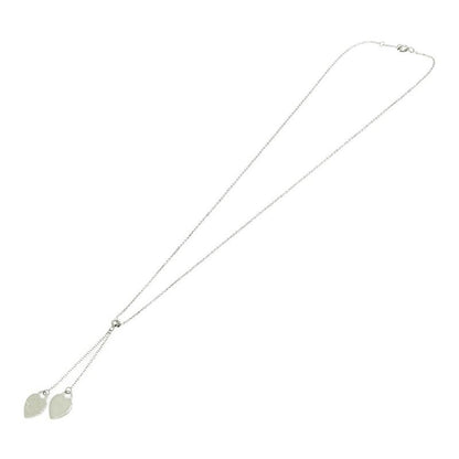 Tiffany & Co Silver Return to Mini Double Heart Necklace 3.4 g 925 Engraved