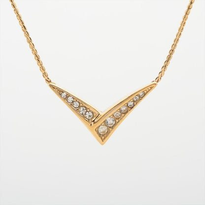 Christian Dior Necklace GP With Rhinestones