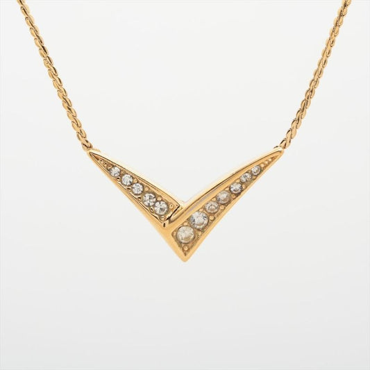 Christian Dior Necklace GP With Rhinestones