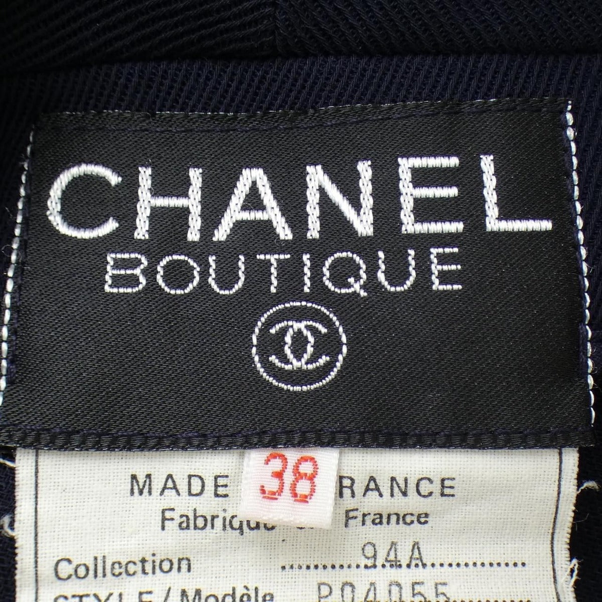 Chanel Vintage Jacket Navy 38 — view 4