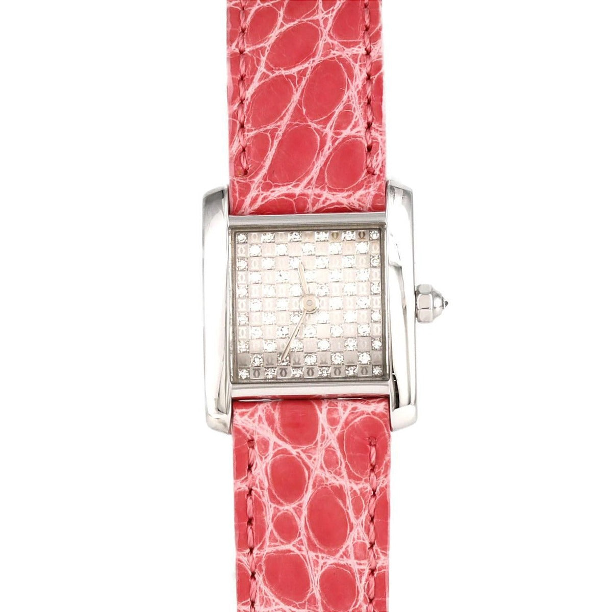Cartier Tank Francaise SM WG Quartz Bracelet Dial Color