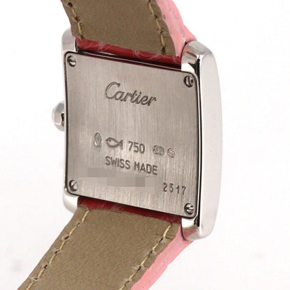 Cartier Tank Francaise SM WG Quartz Bracelet Dial Color — view 7