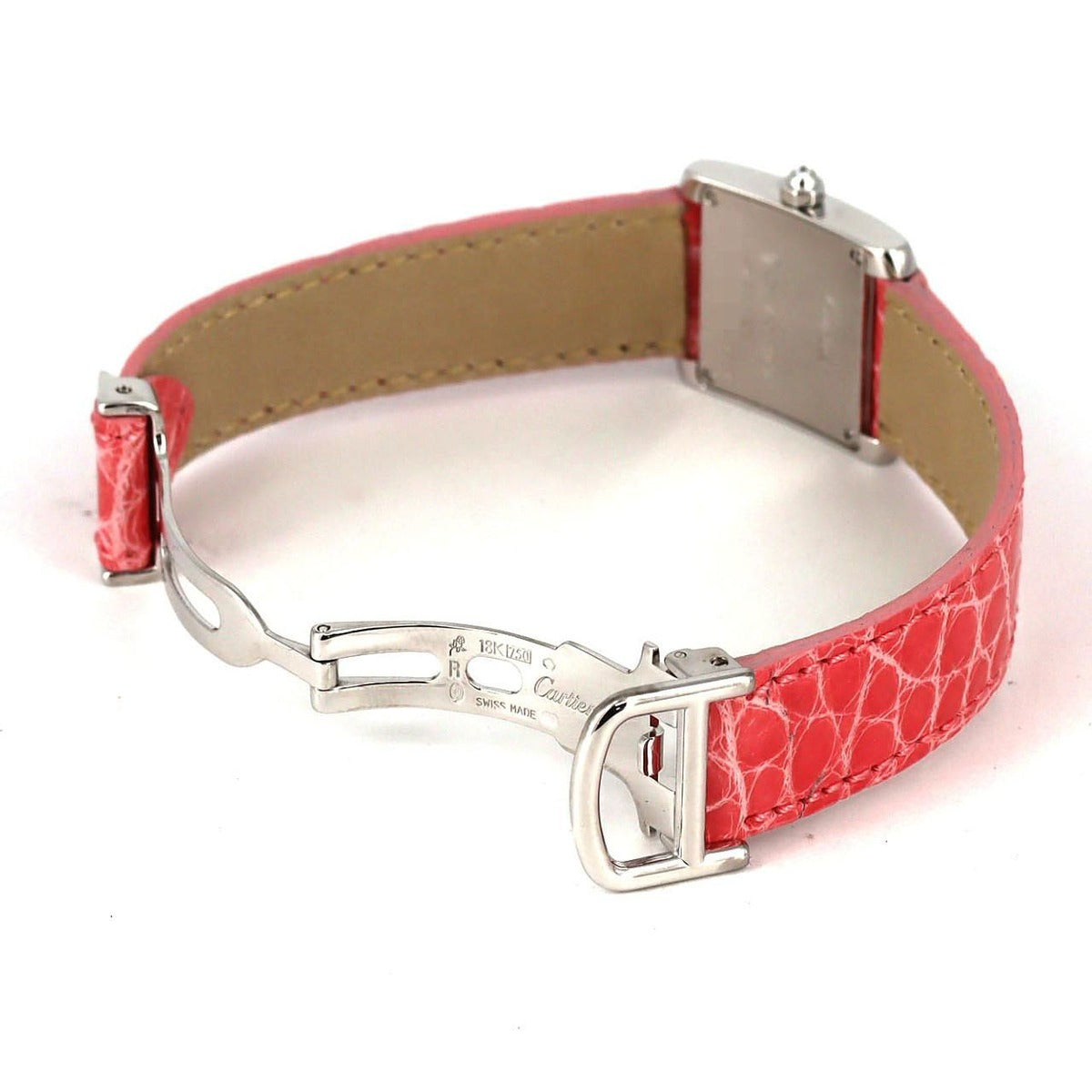 Cartier Tank Francaise SM WG Quartz Bracelet Dial Color — view 8