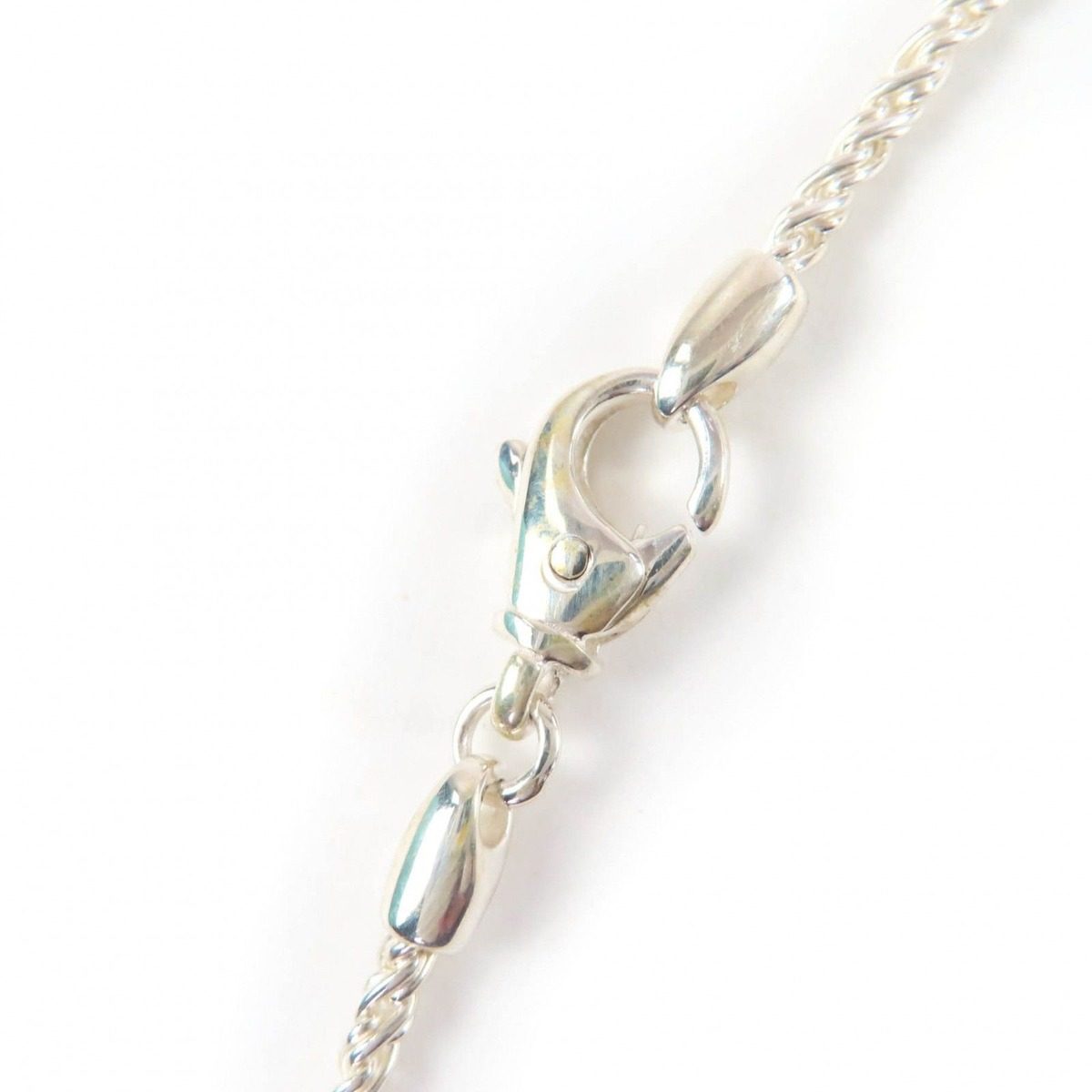 Tiffany & Co 925 Puzzle Heart Necklace Pendant Silver Gold Box Weight — view 9