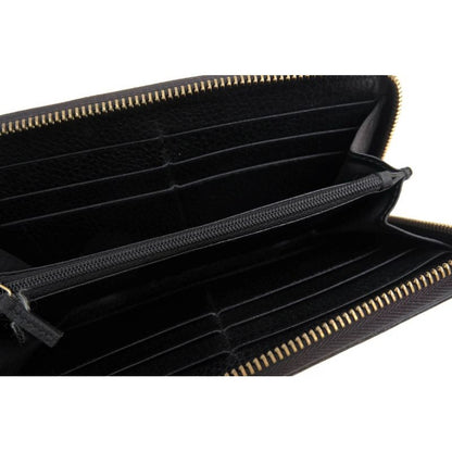 Gucci Long Wallet Men Leather Black — view 5