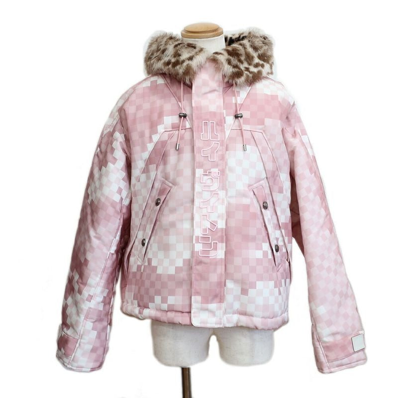 Louis Vuitton Damoflage Print Puffa Blouson Jacket 1 Aimrk Pale Pink