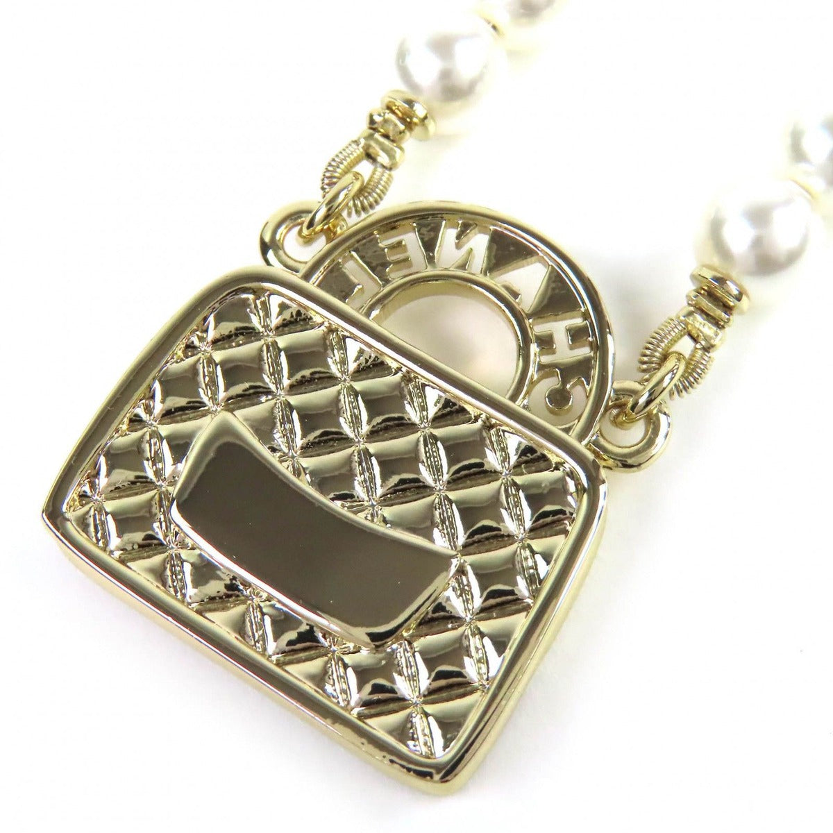Chanel CC Logo Rhinestone Quilted Bag — view 5