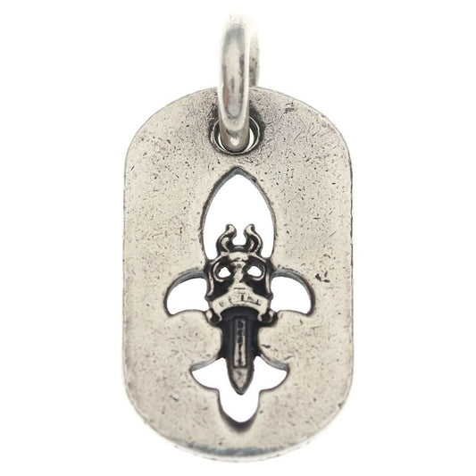 Chrome Hearts D Tag Sml Fle Dag Fudaga Dog Tag Small Necklace Top