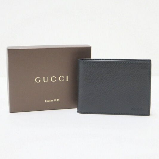 Gucci Bifold Compact Wallet Black Leather
