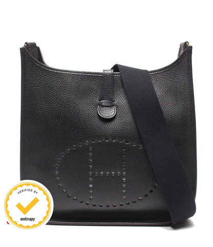 Hermes Shoulder Bag Gold Evelyne GM